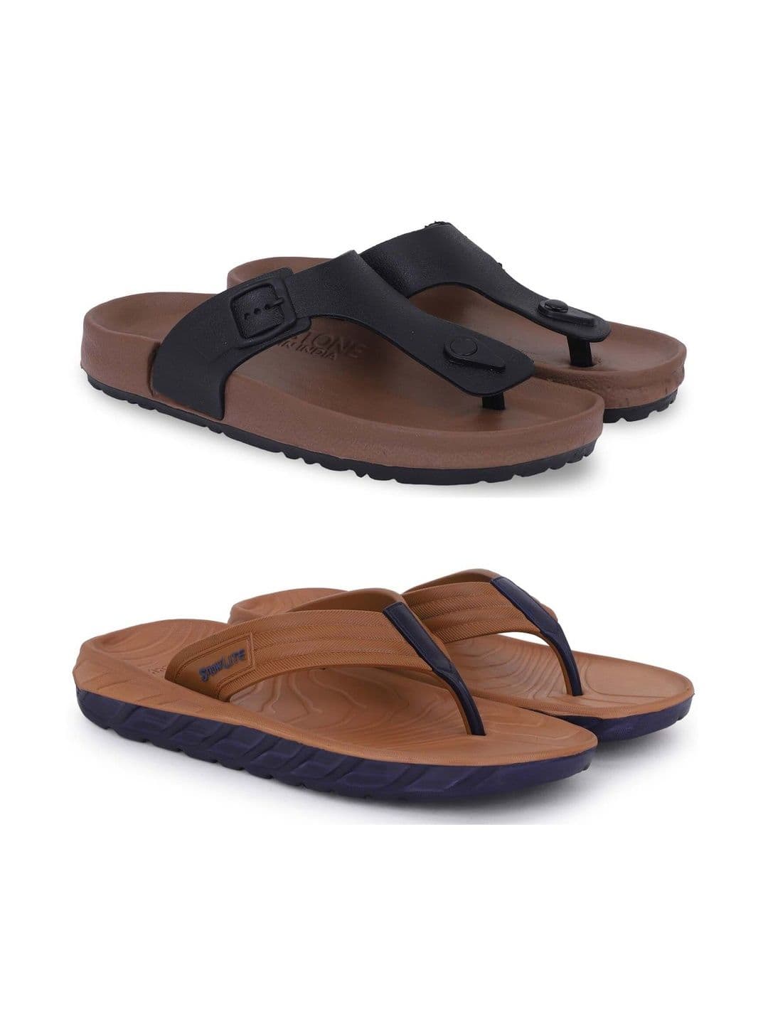 KAPYANSH Men Set Of 2 Thong Flip-Flops - view 1