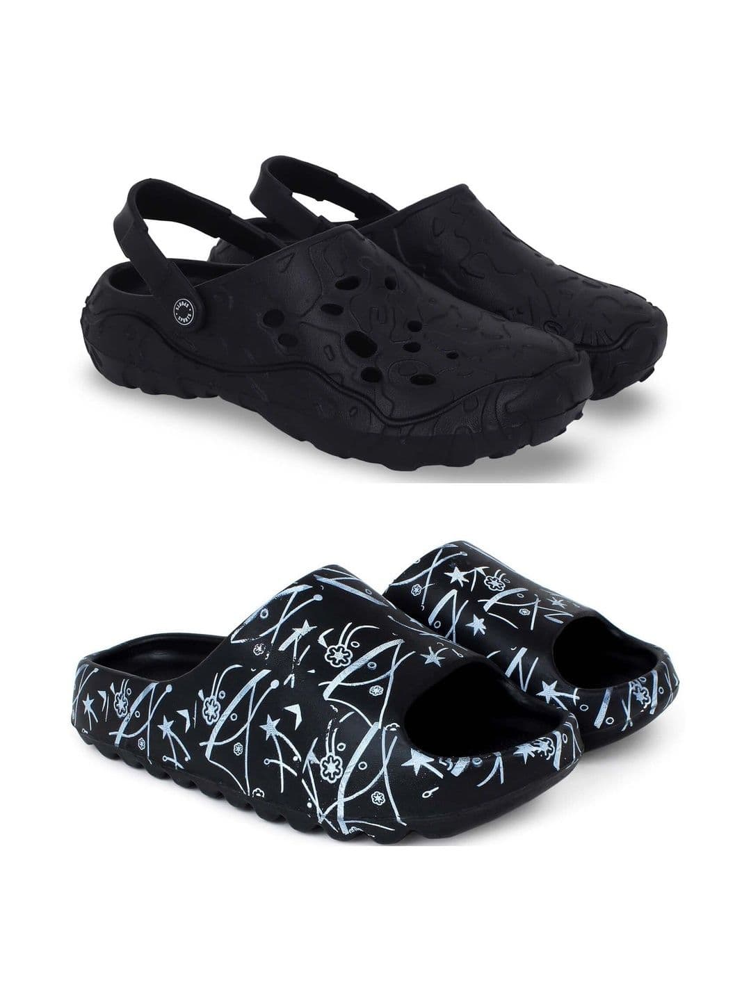 Pampy Angel Men Printed Clogs - view 1