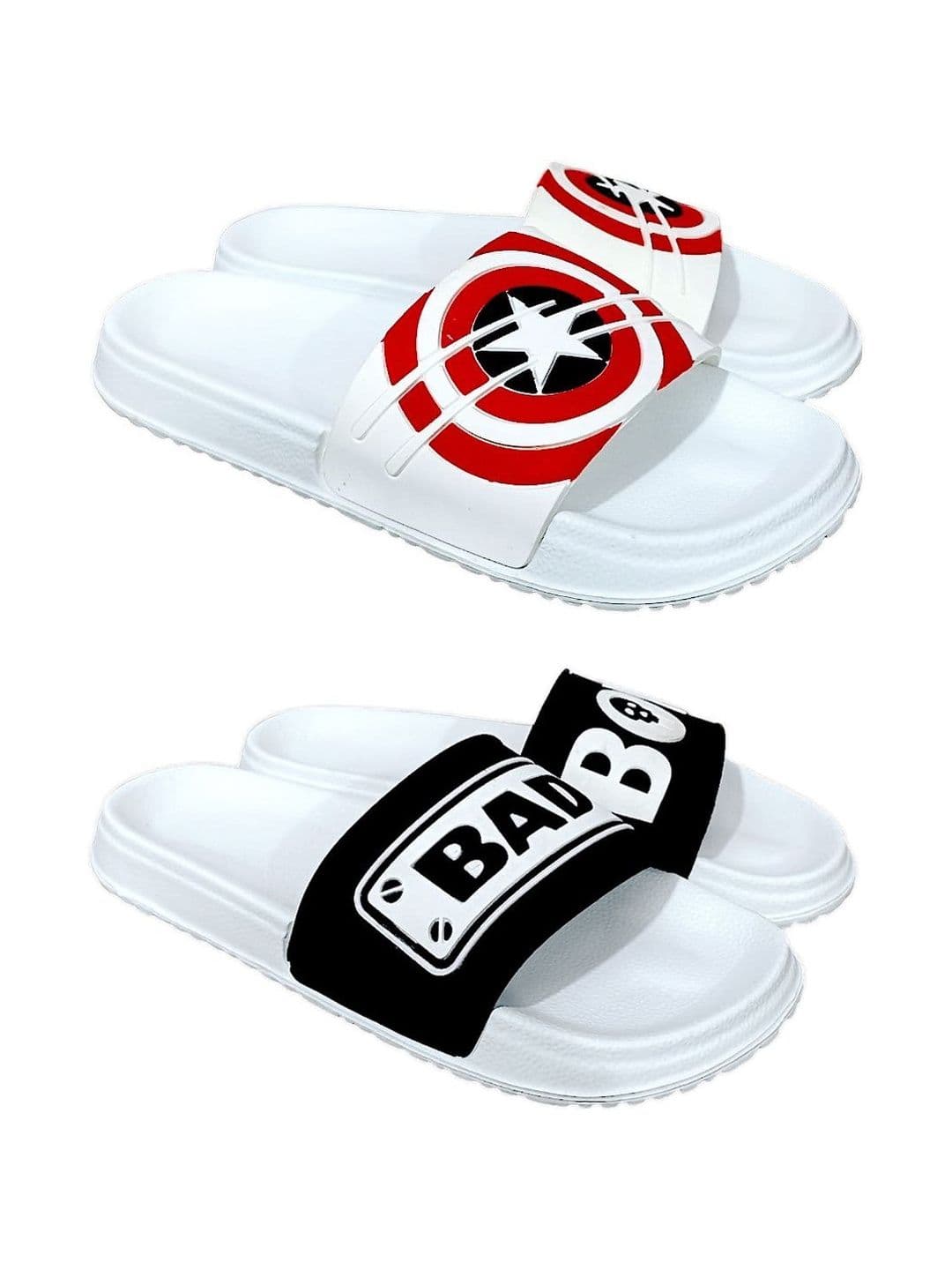 KAPYANSH Men Printed Sliders - view 1