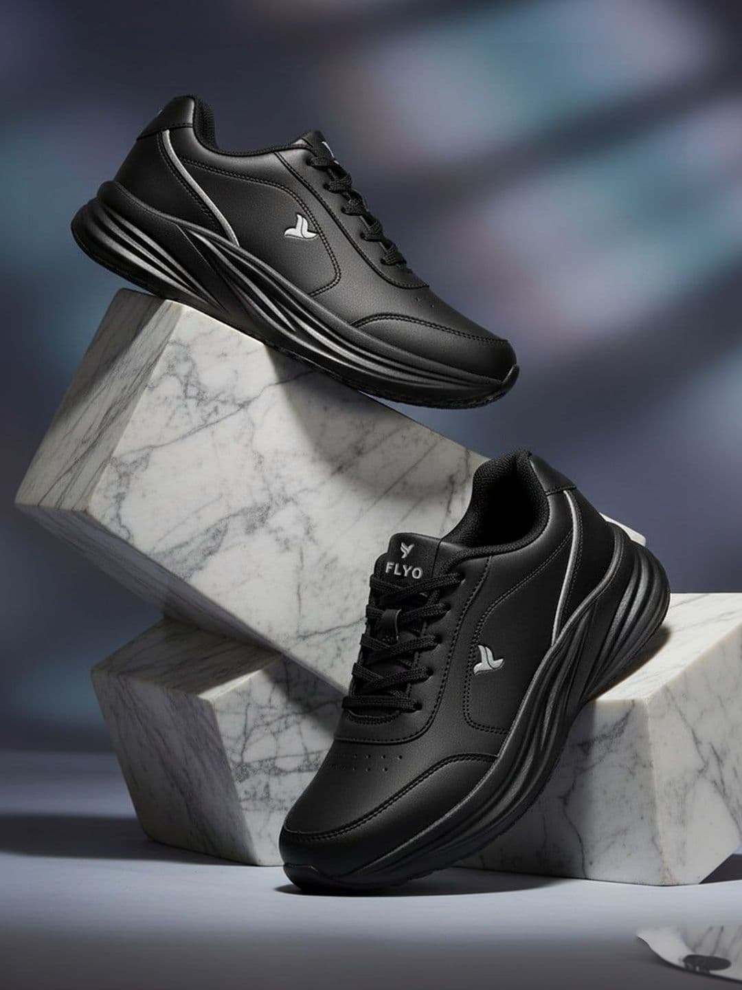FLYO Men Mesh Walking Non-Marking Shoes - view 1