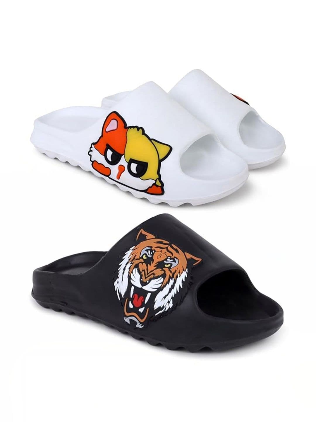 KAPYANSH Men Printed Sliders - view 1
