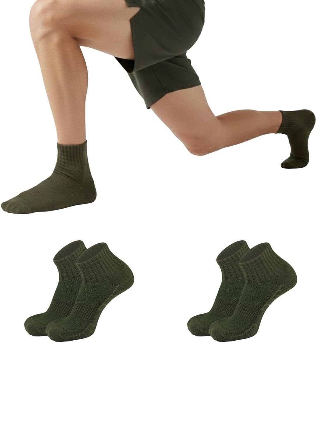 Sockscarving Men Pack of 2 Cotton Blend Above Ankle Socks - view 1