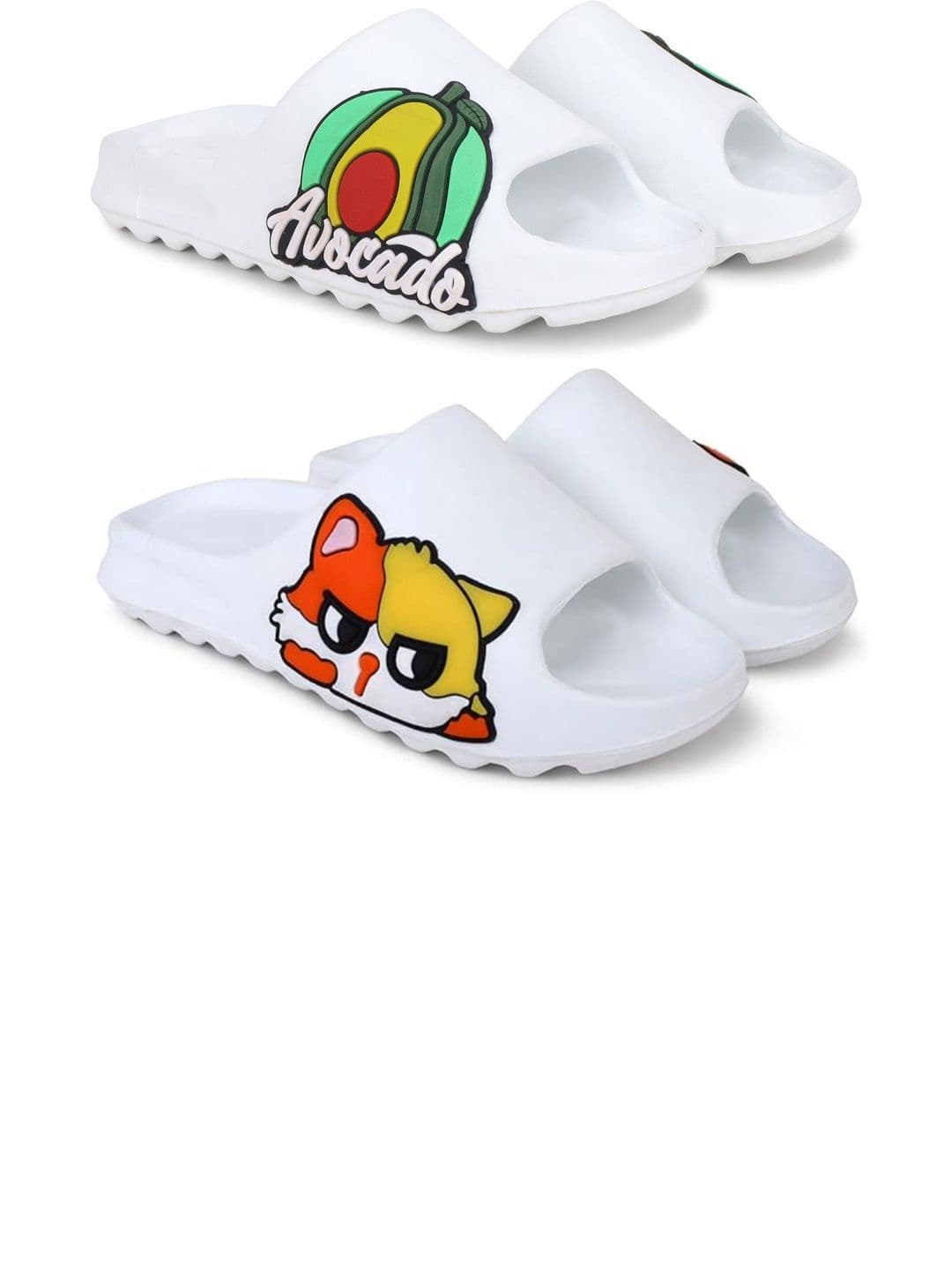 Pampy Angel Men Printed Sliders - view 1