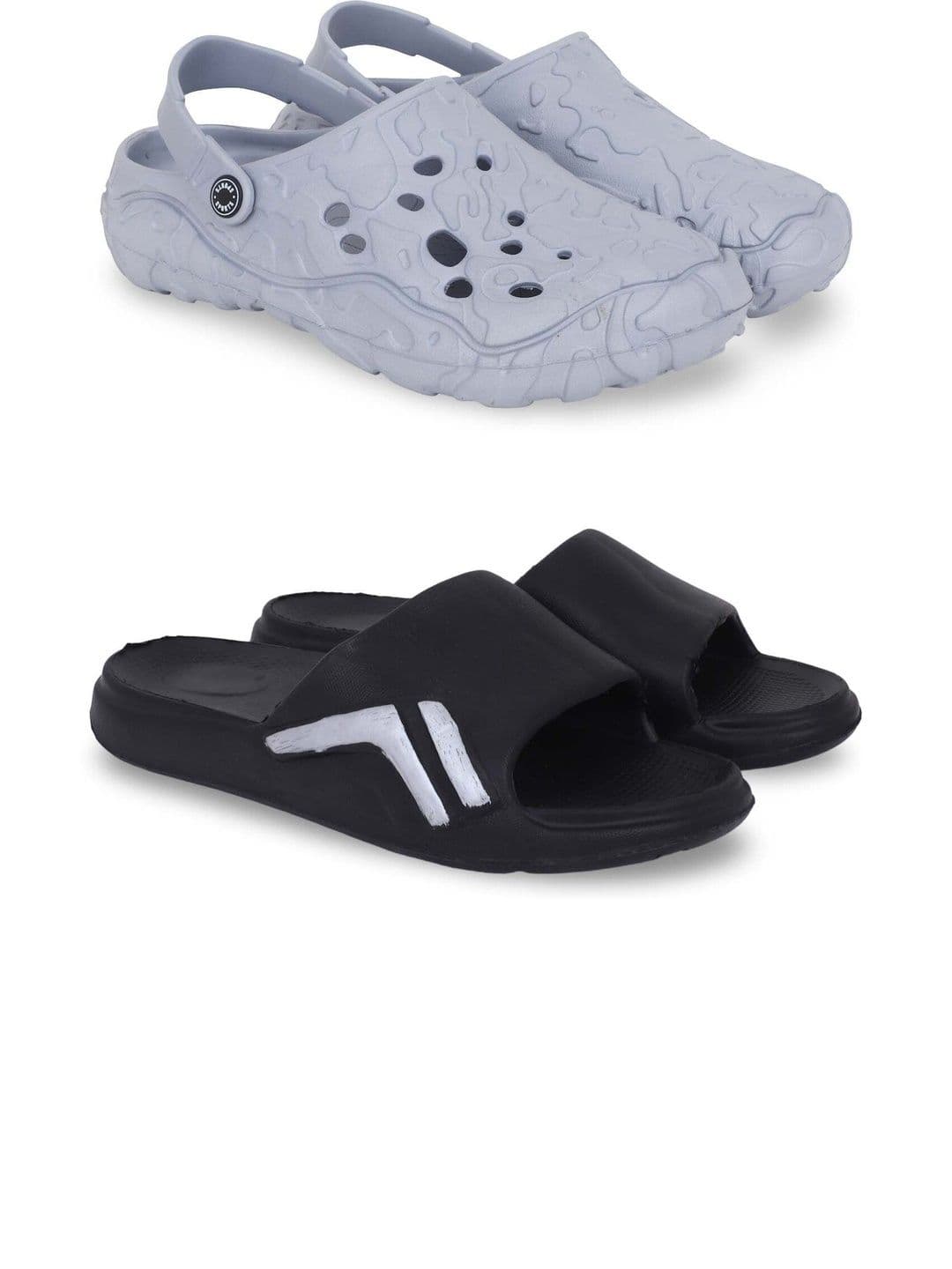 Pampy Angel Men Set Of 2 Striped Sliders - view 1