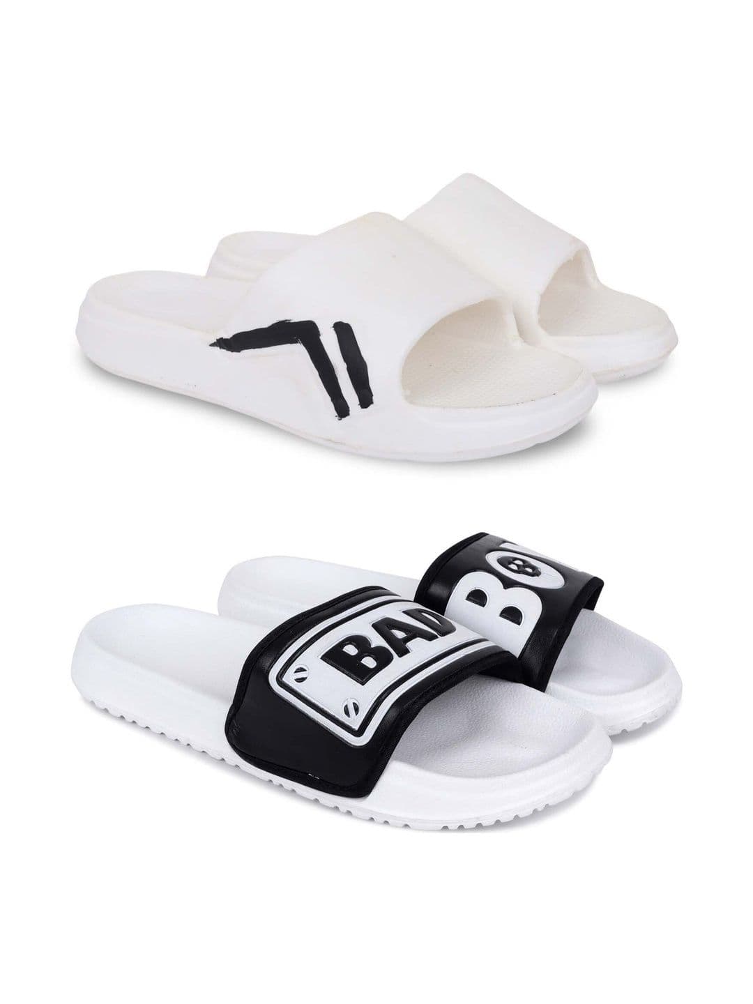 KAPYANSH Men Printed Sliders - view 1