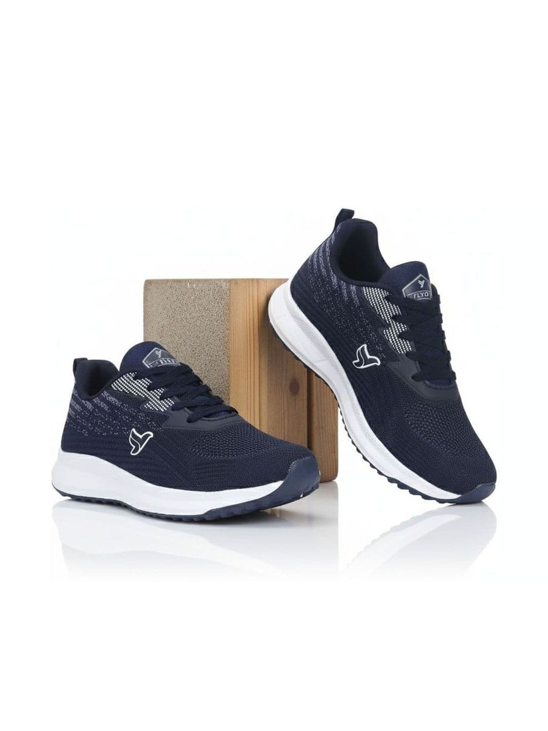 FLYO Men Mesh Running Non-Marking Shoes - view 1