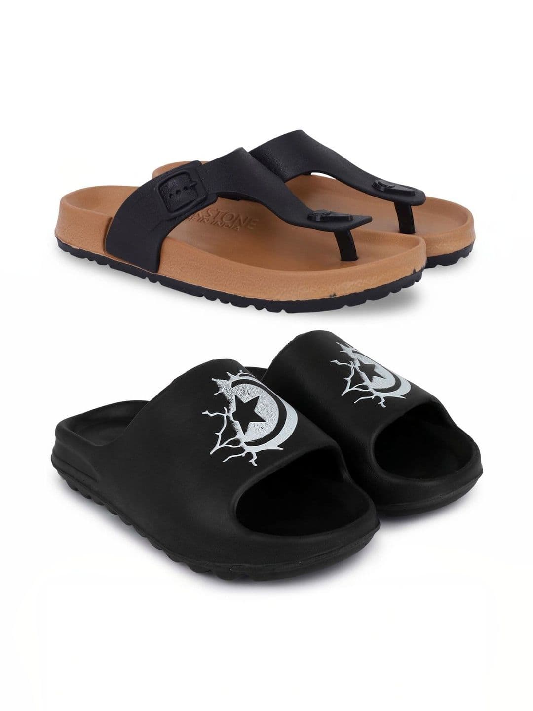 KAPYANSH Men Set Of 2 Thong Flip-Flops - view 1