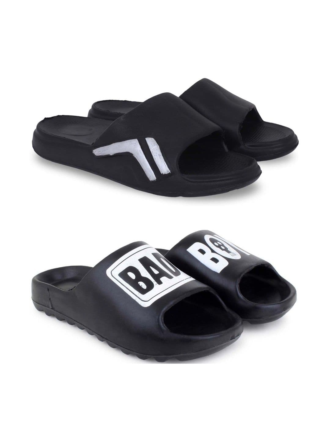 KAPYANSH Men Printed Sliders - view 1