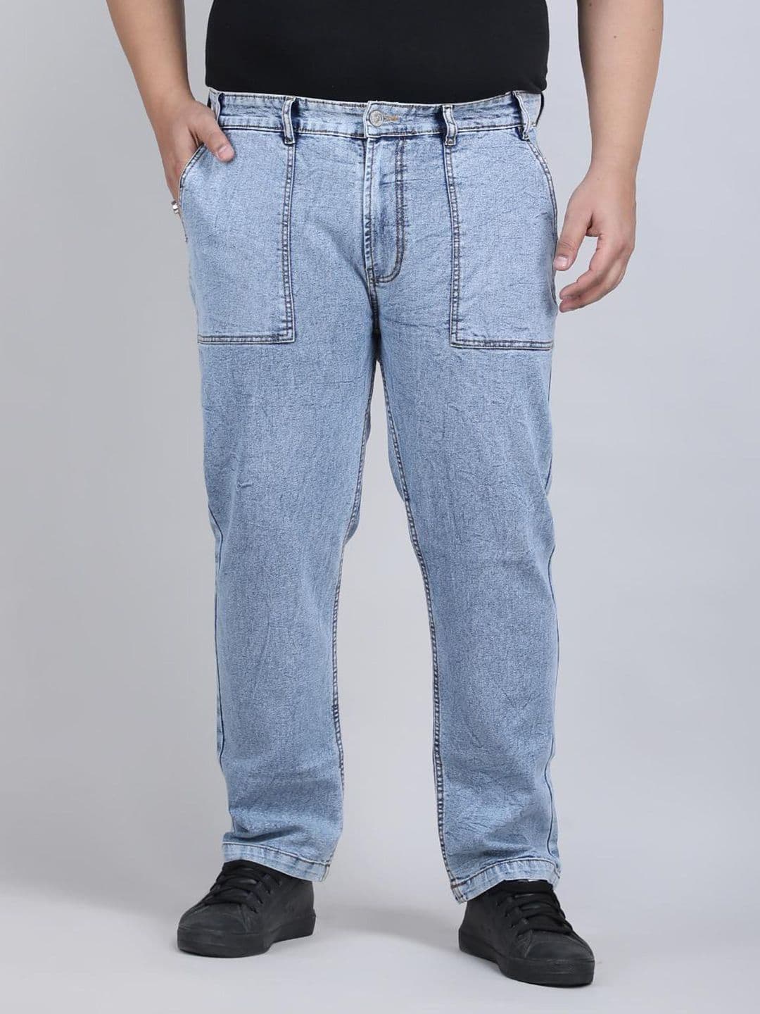 XL Wear Men Regular Fit Mid-Rise Heavy Fade Stretchable Jeans - view 1