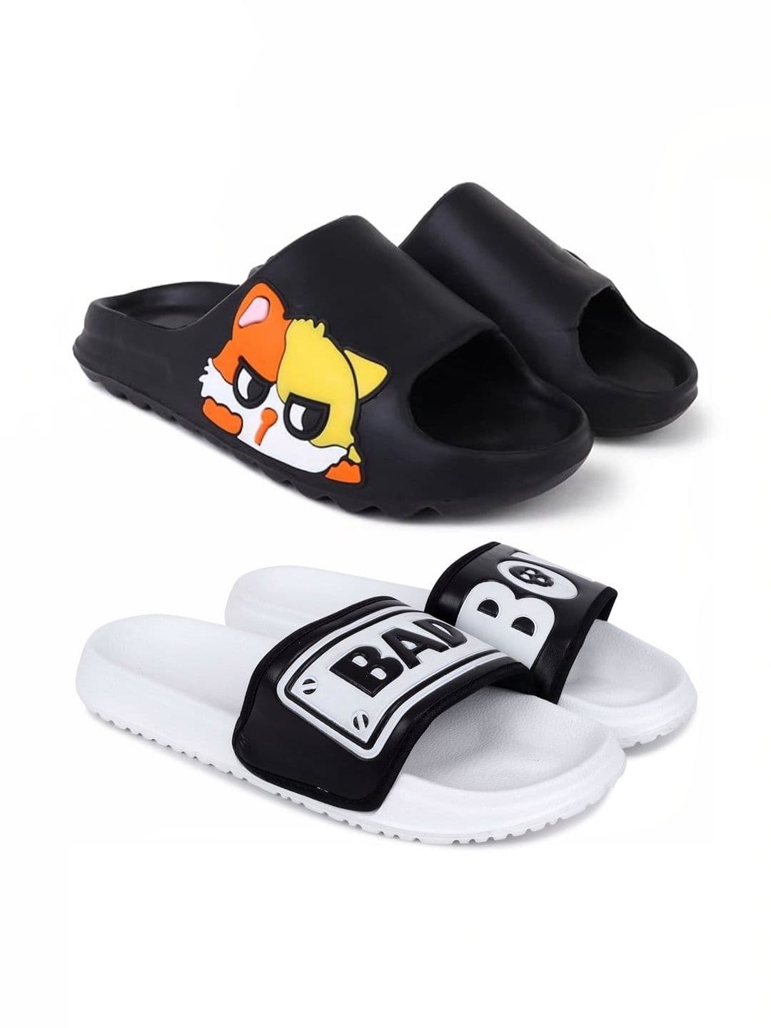 KAPYANSH Men Printed Sliders - view 1