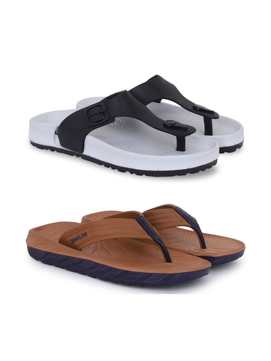 KAPYANSH Men Set Of 2 Thong Flip-Flops - view 1