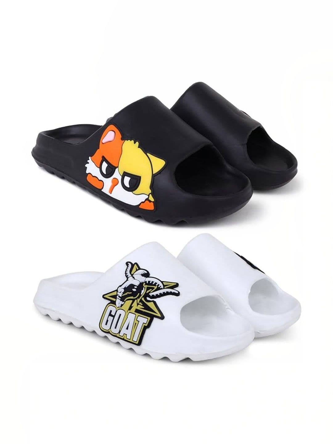 KAPYANSH Men Printed Sliders - view 1