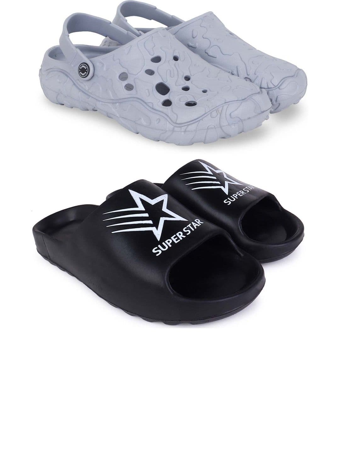 Pampy Angel Men Set Of 2 Printed Clogs - view 1