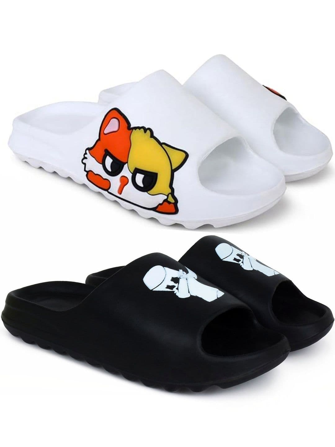KAPYANSH Men Printed Sliders - view 1