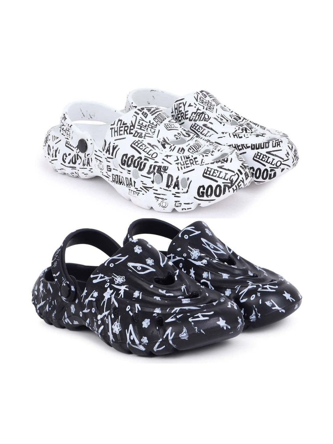 Pampy Angel Men Printed Clogs - view 1