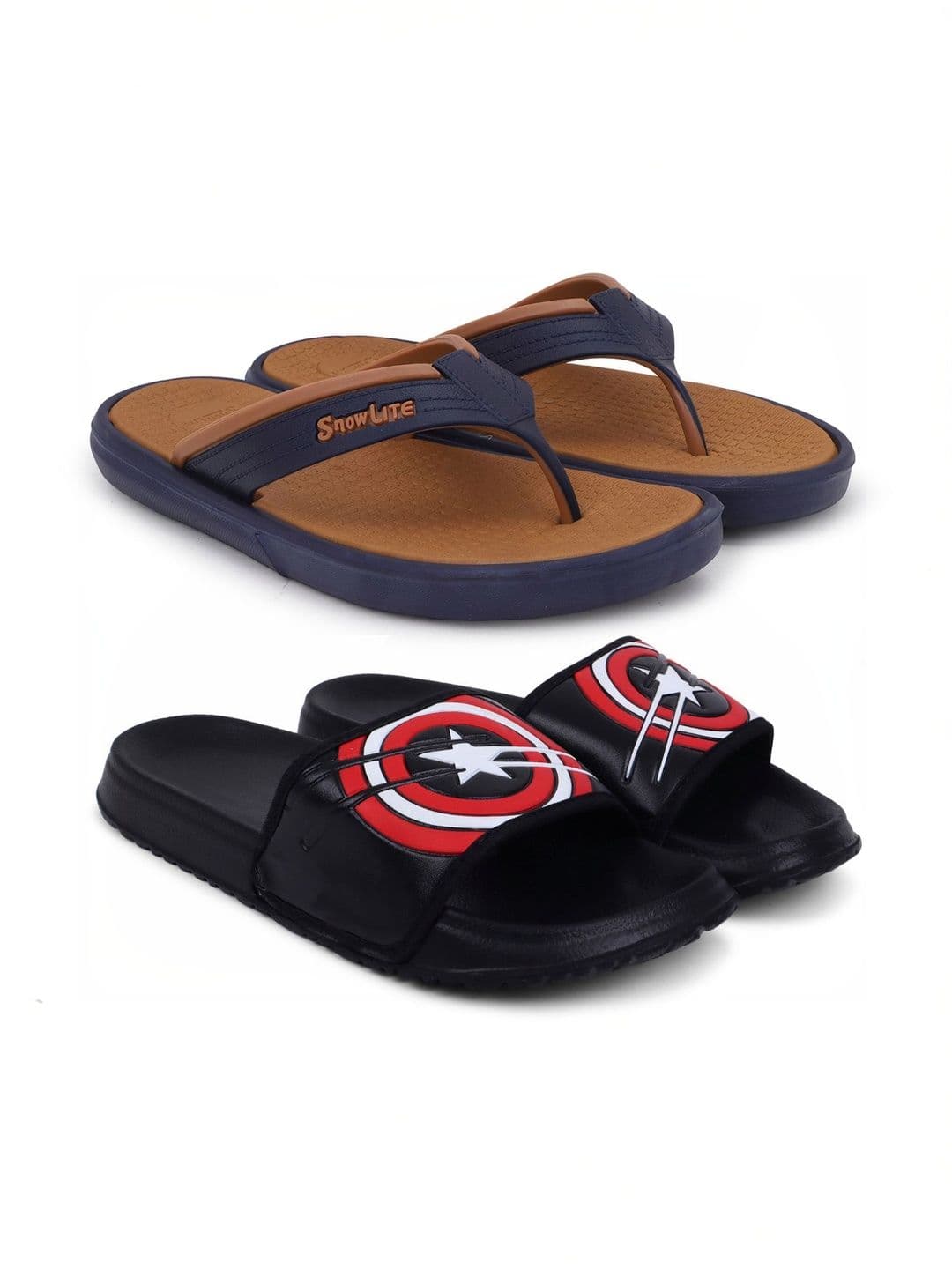 KAPYANSH Men Set Of 2 Thong Flip-Flops - view 1
