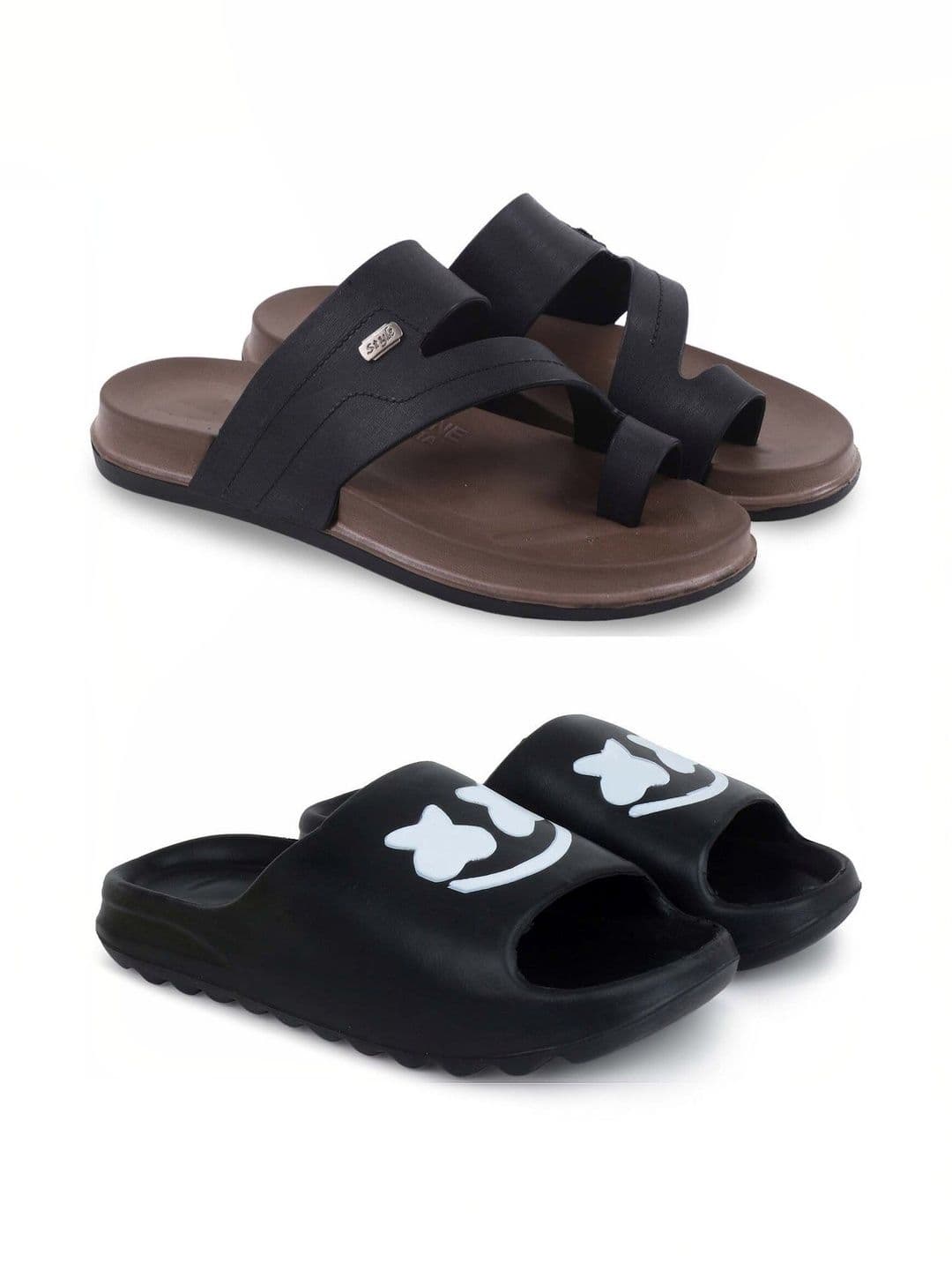 KAPYANSH Men Printed Sliders - view 1