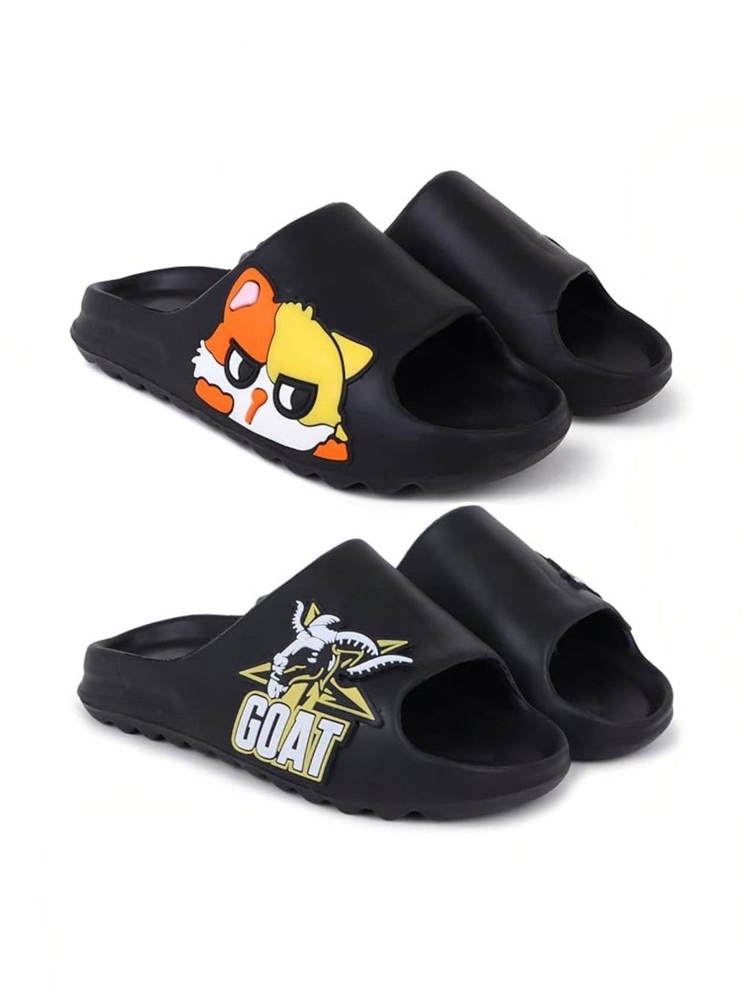 KAPYANSH Men Printed Sliders - view 1