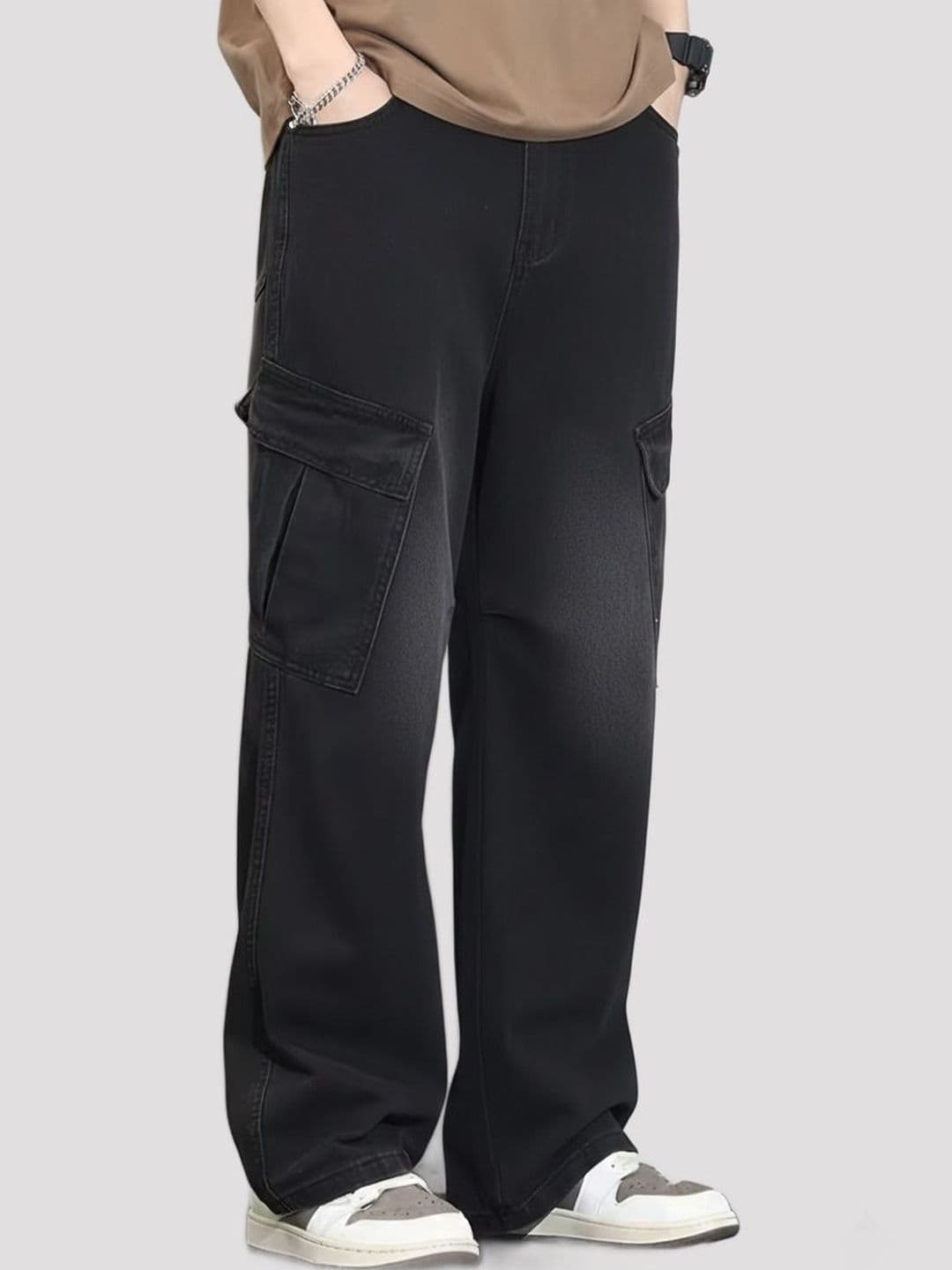 FUDE PRIDE Men Relaxed Fit Mid-Rise Light Fade Jeans