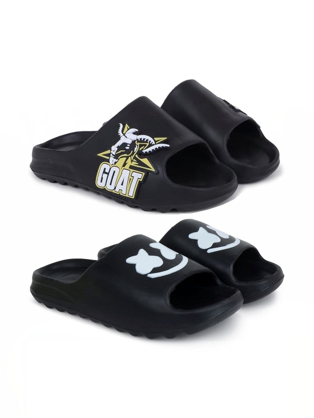 Pampy Angel Men Printed Sliders - view 1