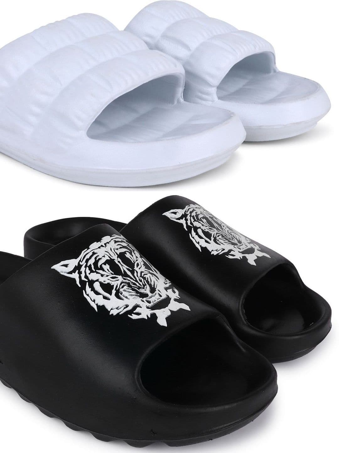 Pampy Angel Men Printed Sliders - view 1