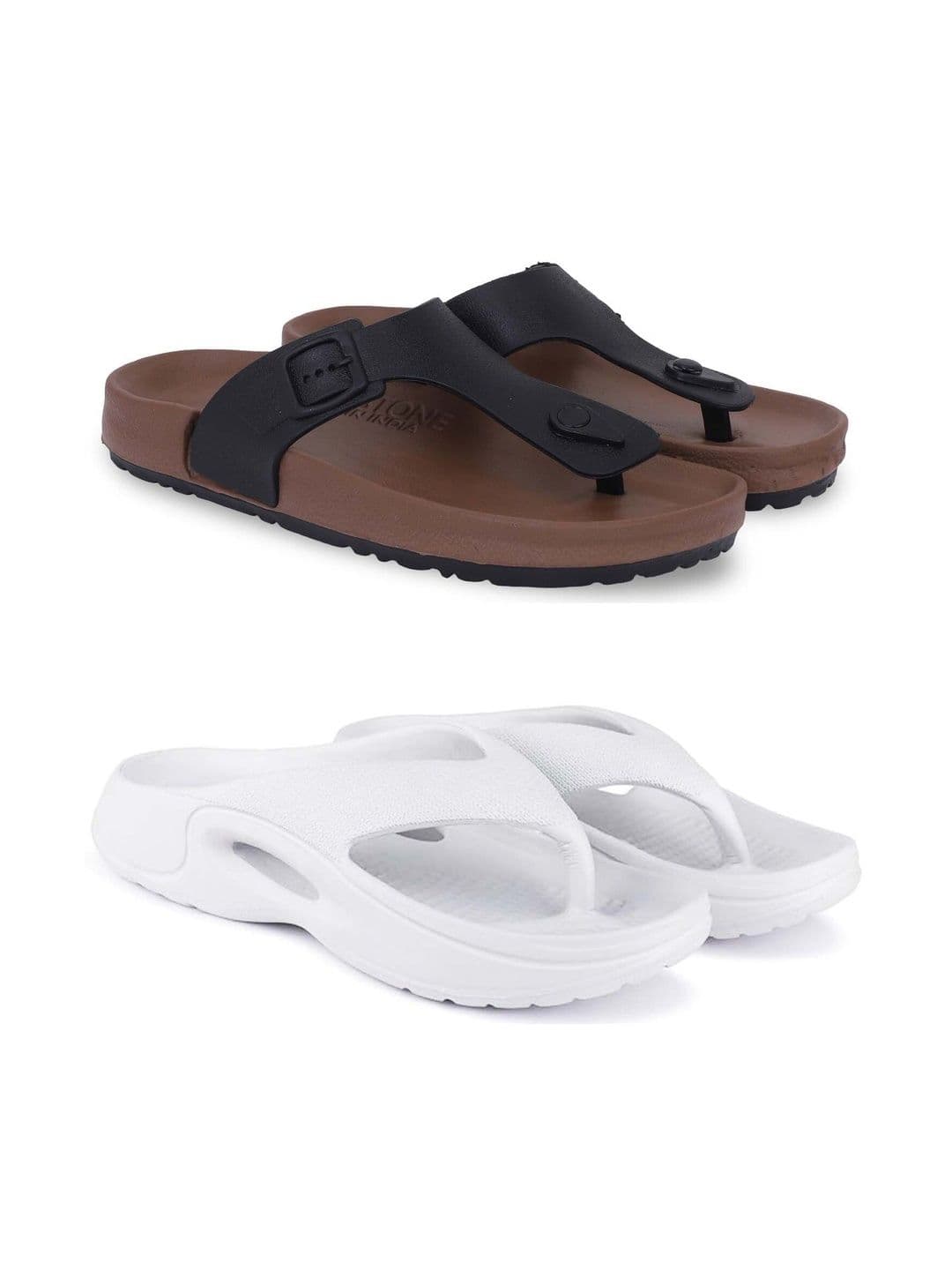 KAPYANSH Men Set Of 2 Thong Flip-Flops - view 1