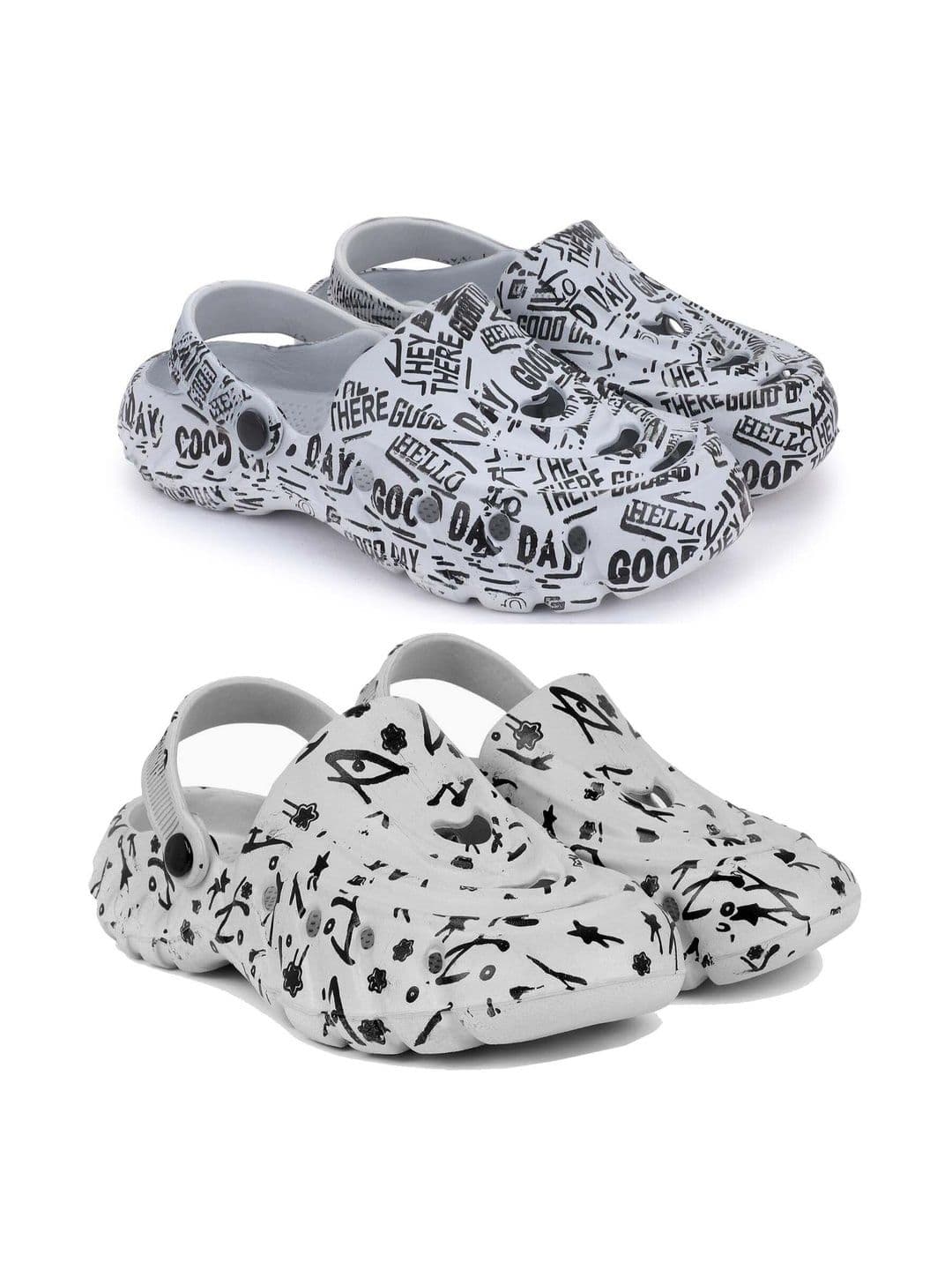 Pampy Angel Men Printed Clogs - view 1