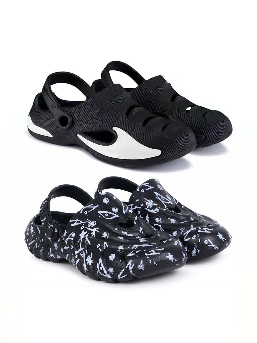 Pampy Angel Men Printed Clogs - view 1