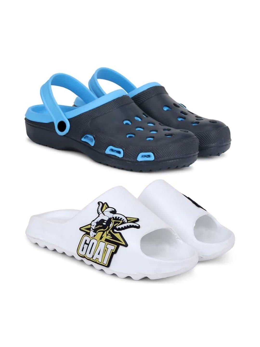 KAPYANSH Men Set Of 2 Printed Clogs - view 1