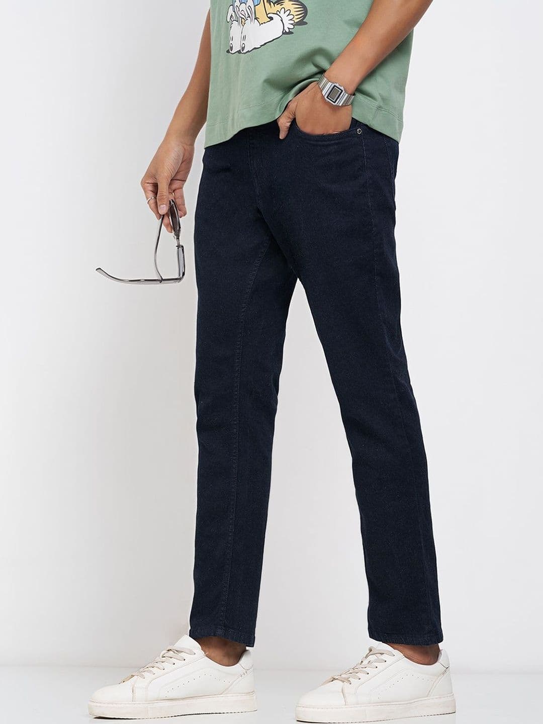 SF JEANS by Pantaloons Men Slim Fit Mid-Rise Jeans - view 1