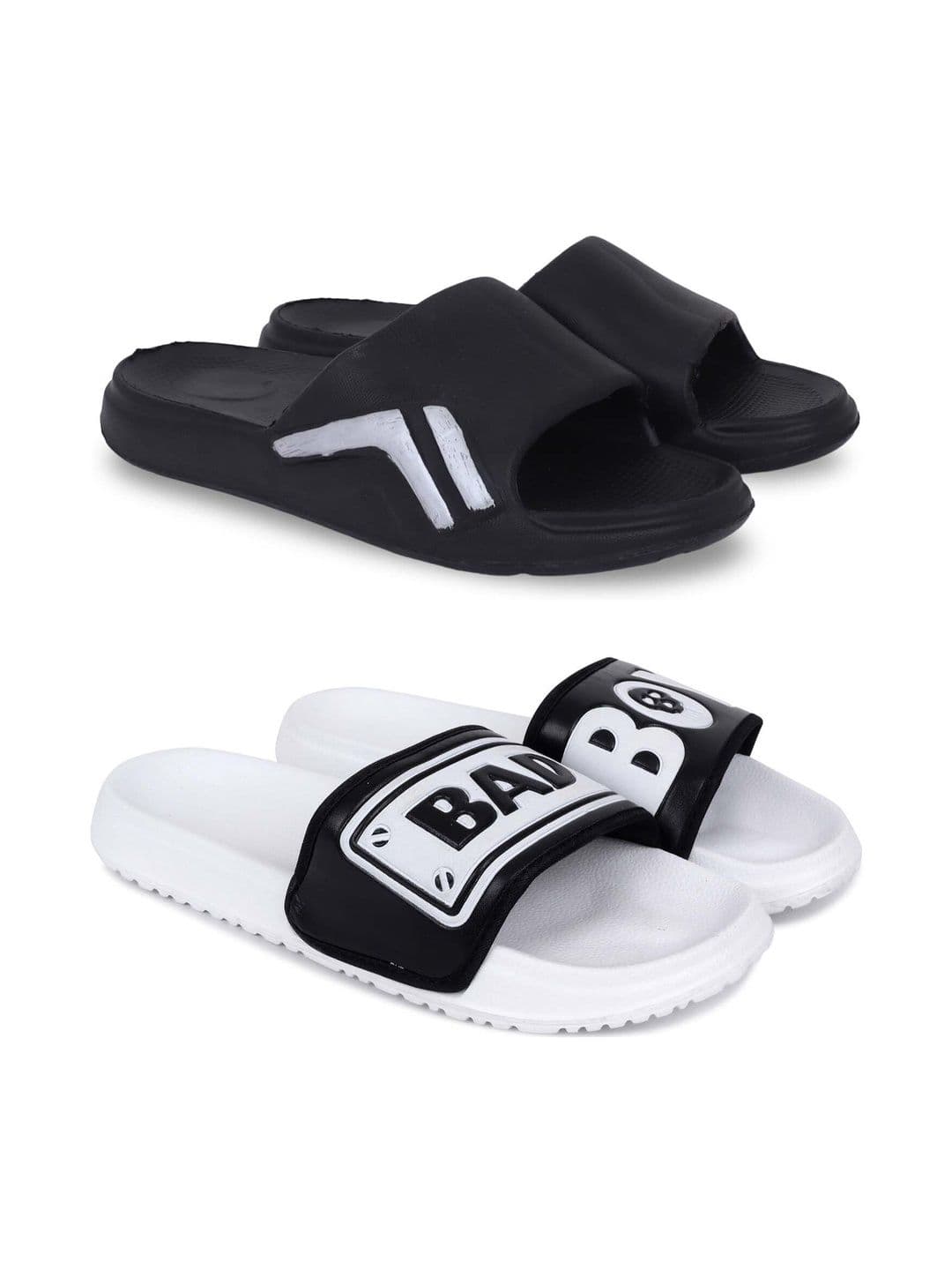 KAPYANSH Men Printed Sliders - view 1