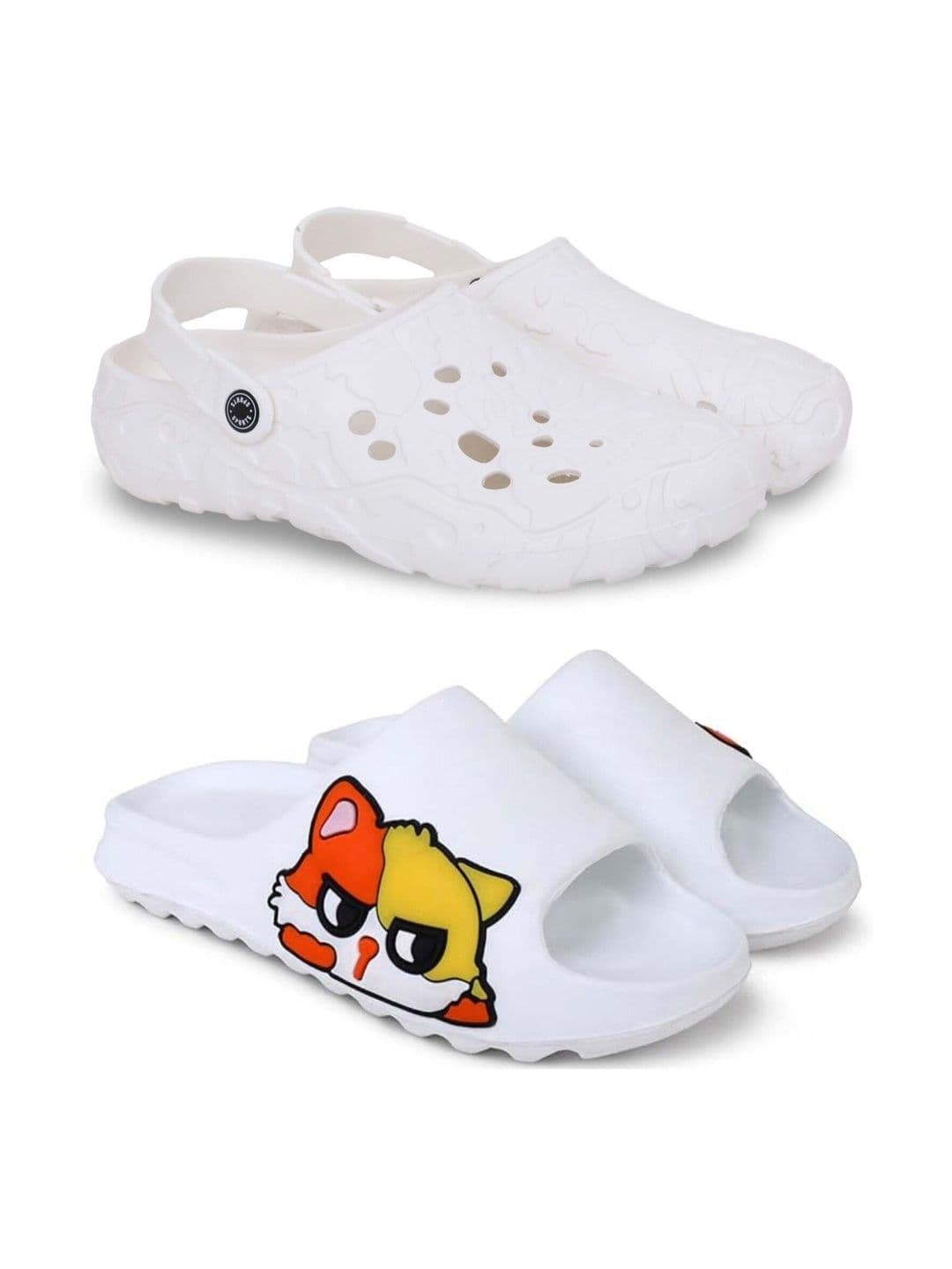 Pampy Angel Men Set Of 2 Printed Clogs - view 1