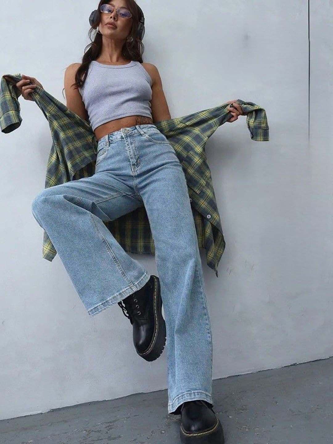 Stylecast X Kotty Women Straight Fit High-Rise Light Fade Jeans - view 1