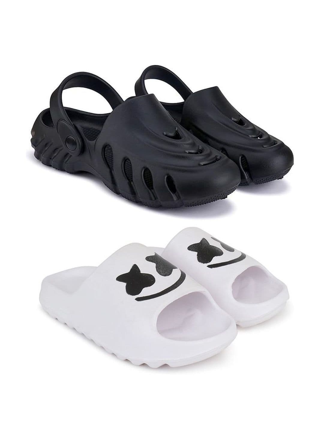 Pampy Angel Men Printed Sliders - view 1