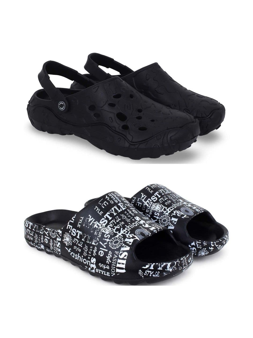 KAPYANSH Men Printed Sliders - view 1