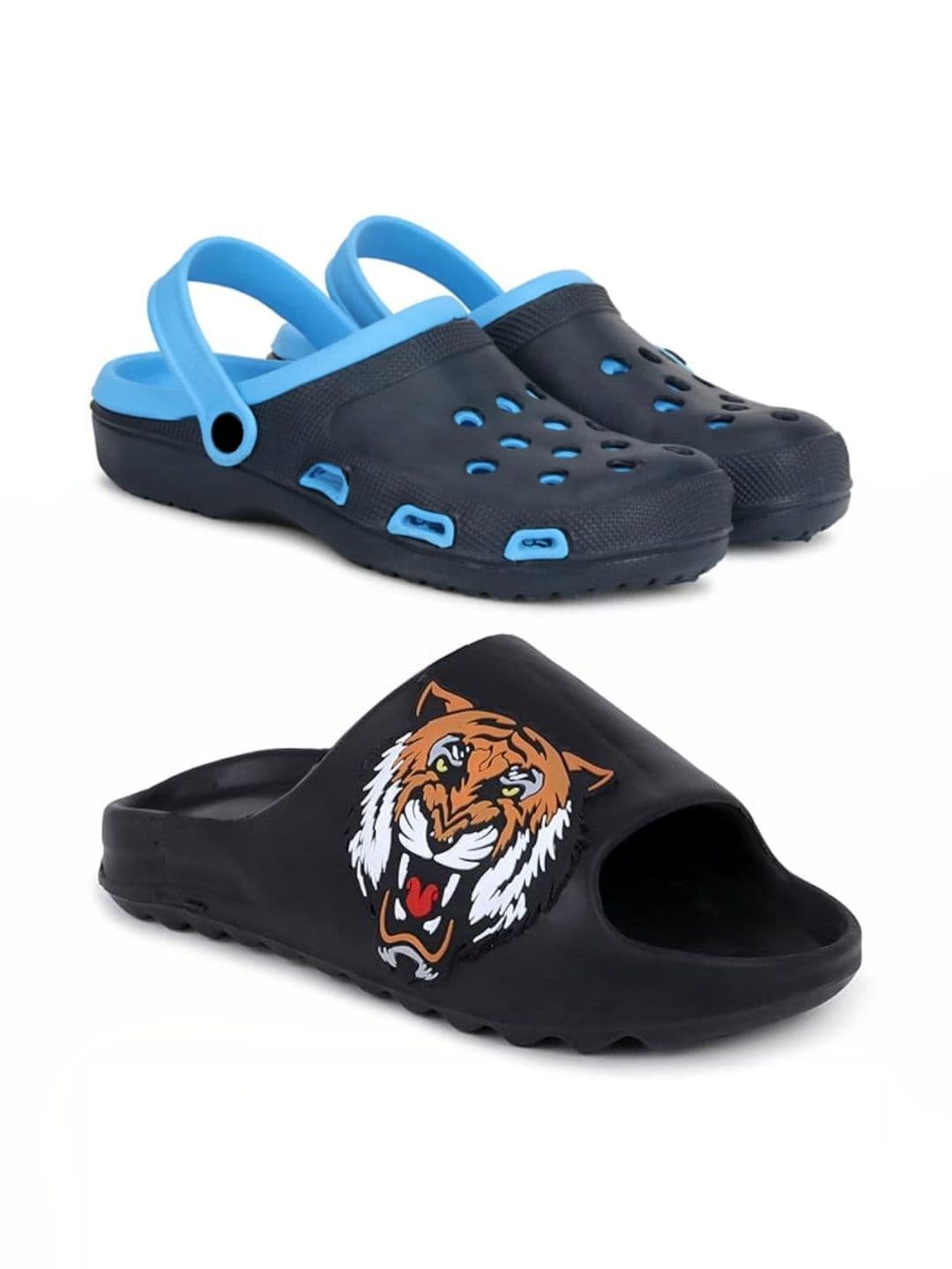 KAPYANSH Men Set Of 2 Printed Clogs - view 1