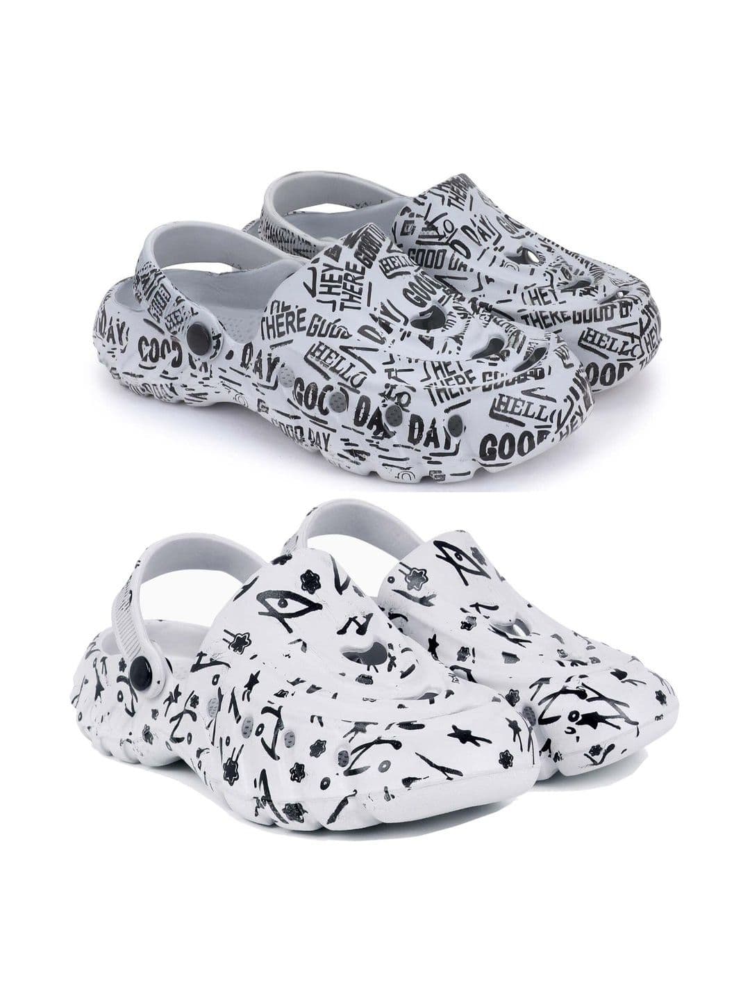 Pampy Angel Men Printed Clogs - view 1