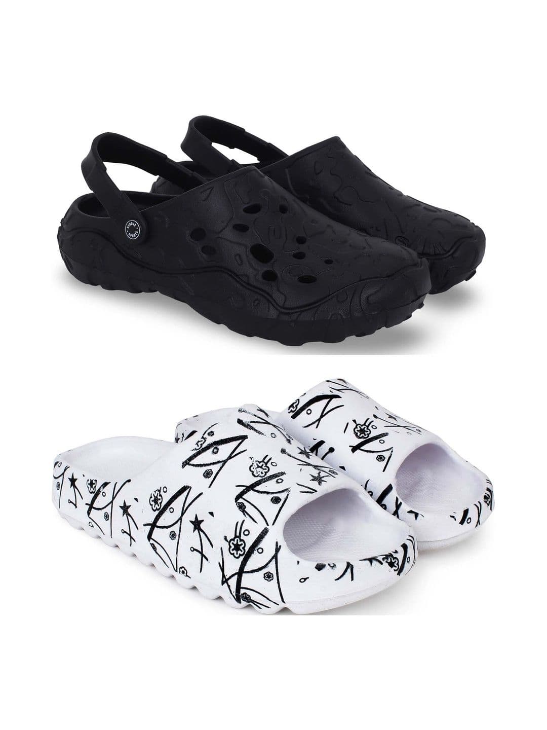 Pampy Angel Men Printed Clogs - view 1