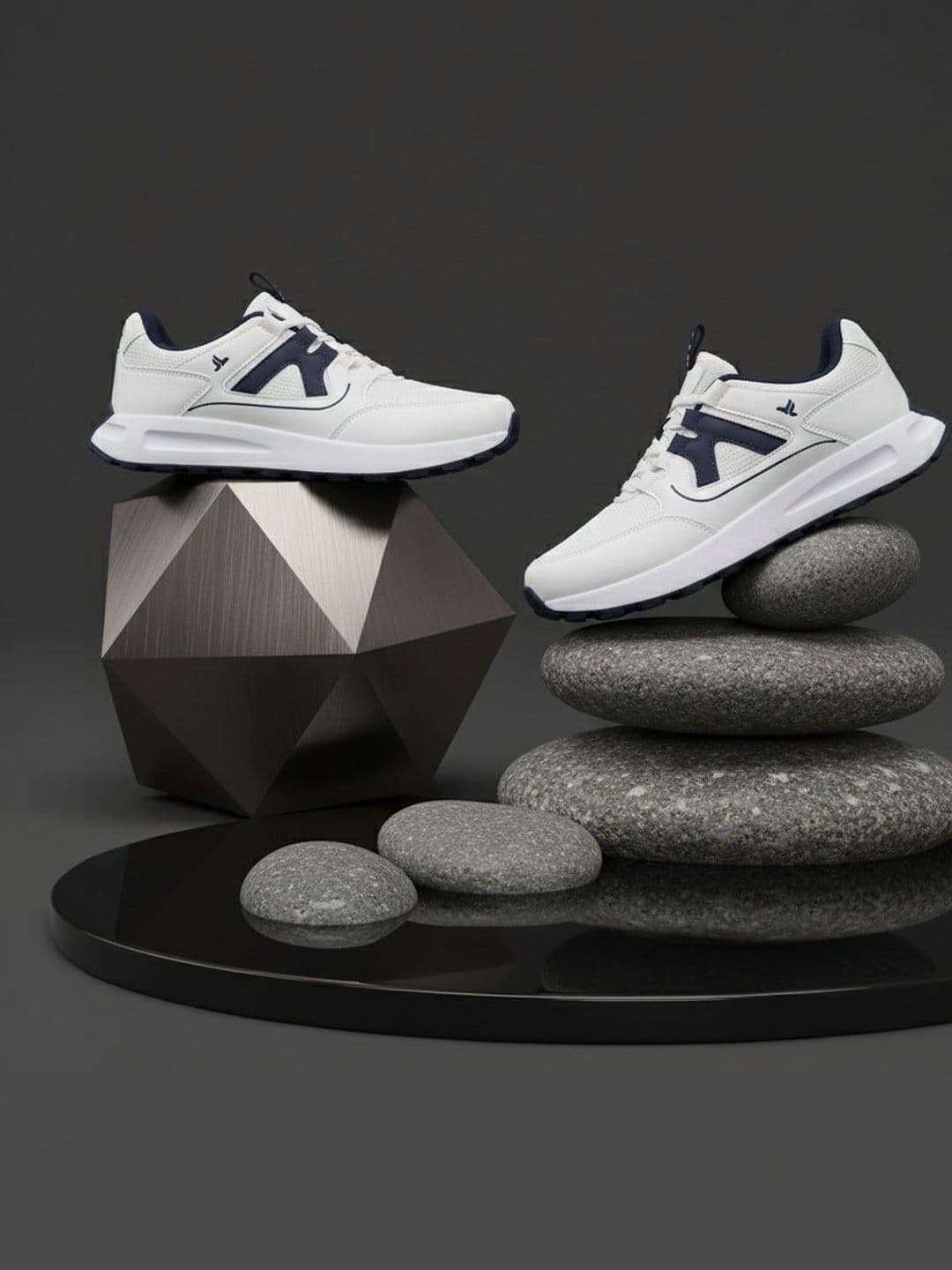 FLYO Men Mesh Running Non-Marking Shoes - view 1