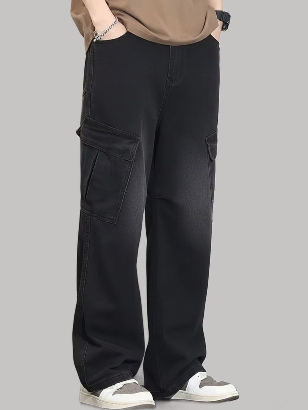 FUDE PRIDE Men Relaxed Fit Mid-Rise Light Fade Jeans