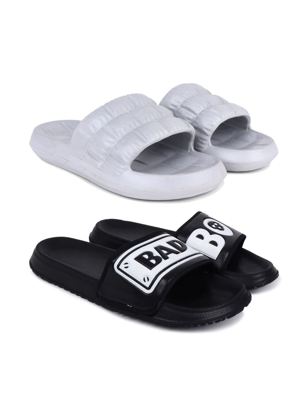 KAPYANSH Men Printed Sliders - view 1