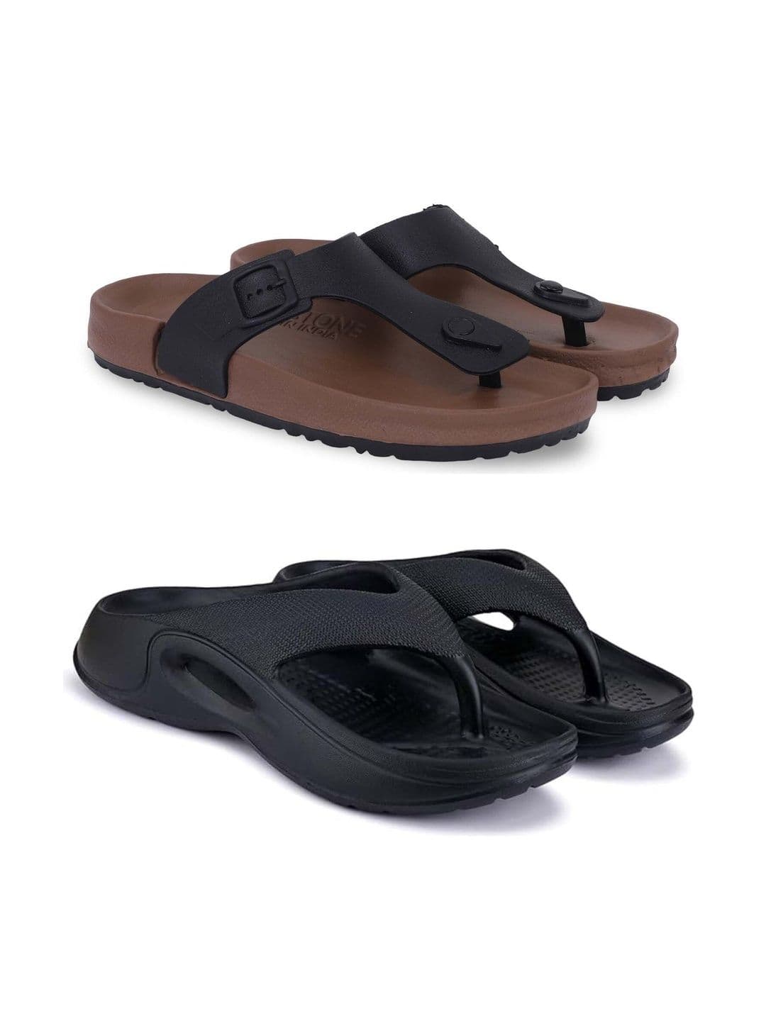 KAPYANSH Men Set Of 2 Thong Flip-Flops - view 1