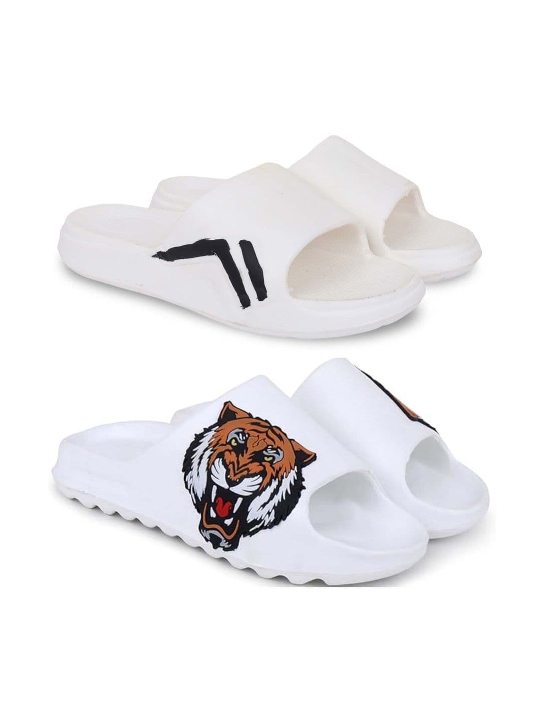 KAPYANSH Men Printed Sliders - view 1