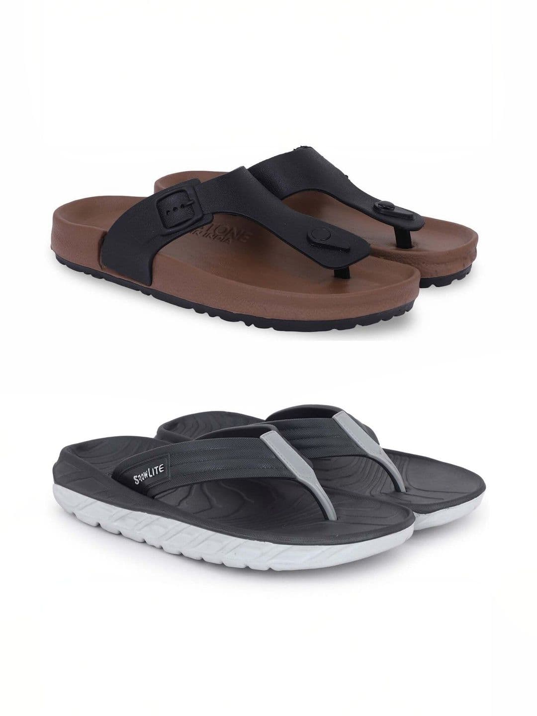 KAPYANSH Men Set Of 2 Thong Flip-Flops - view 1
