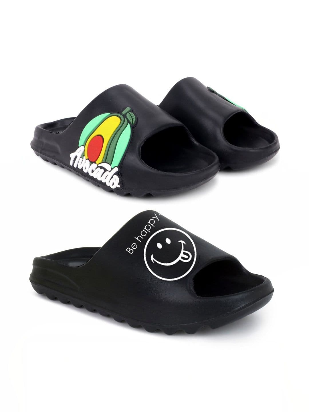 Pampy Angel Men Printed Sliders - view 1