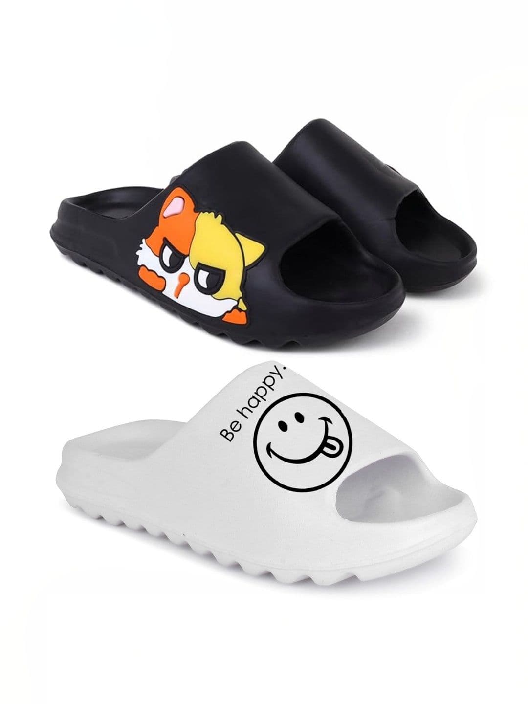 Pampy Angel Men Printed Sliders - view 1