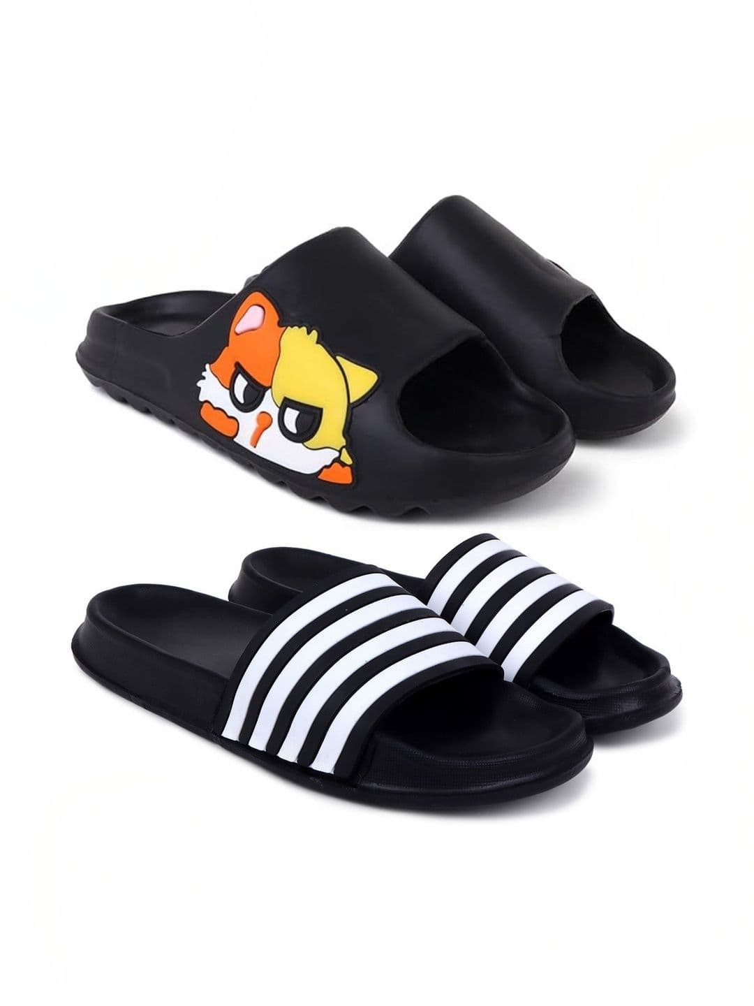 KAPYANSH Men Printed Sliders - view 1