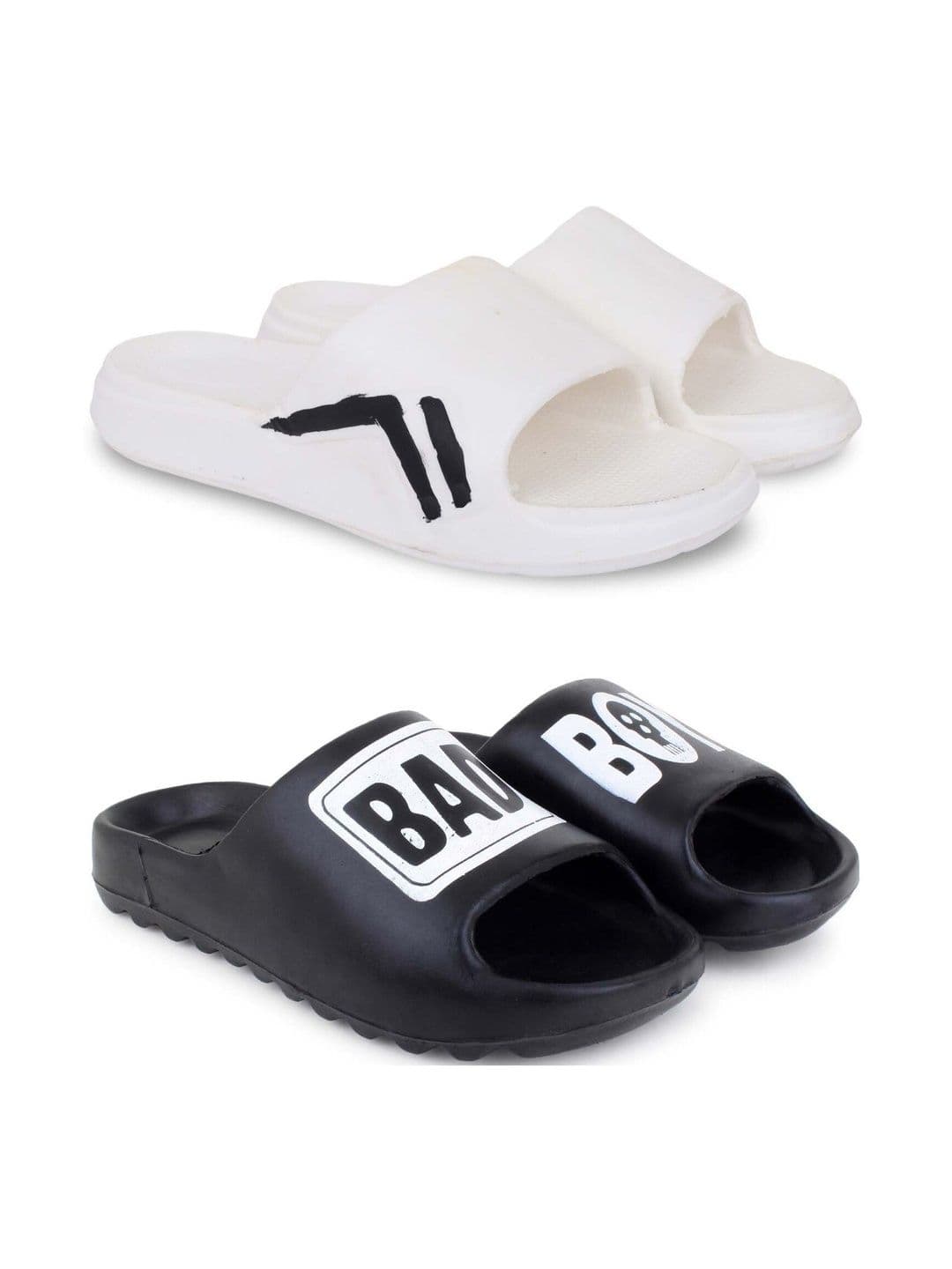 KAPYANSH Men Printed Sliders - view 1