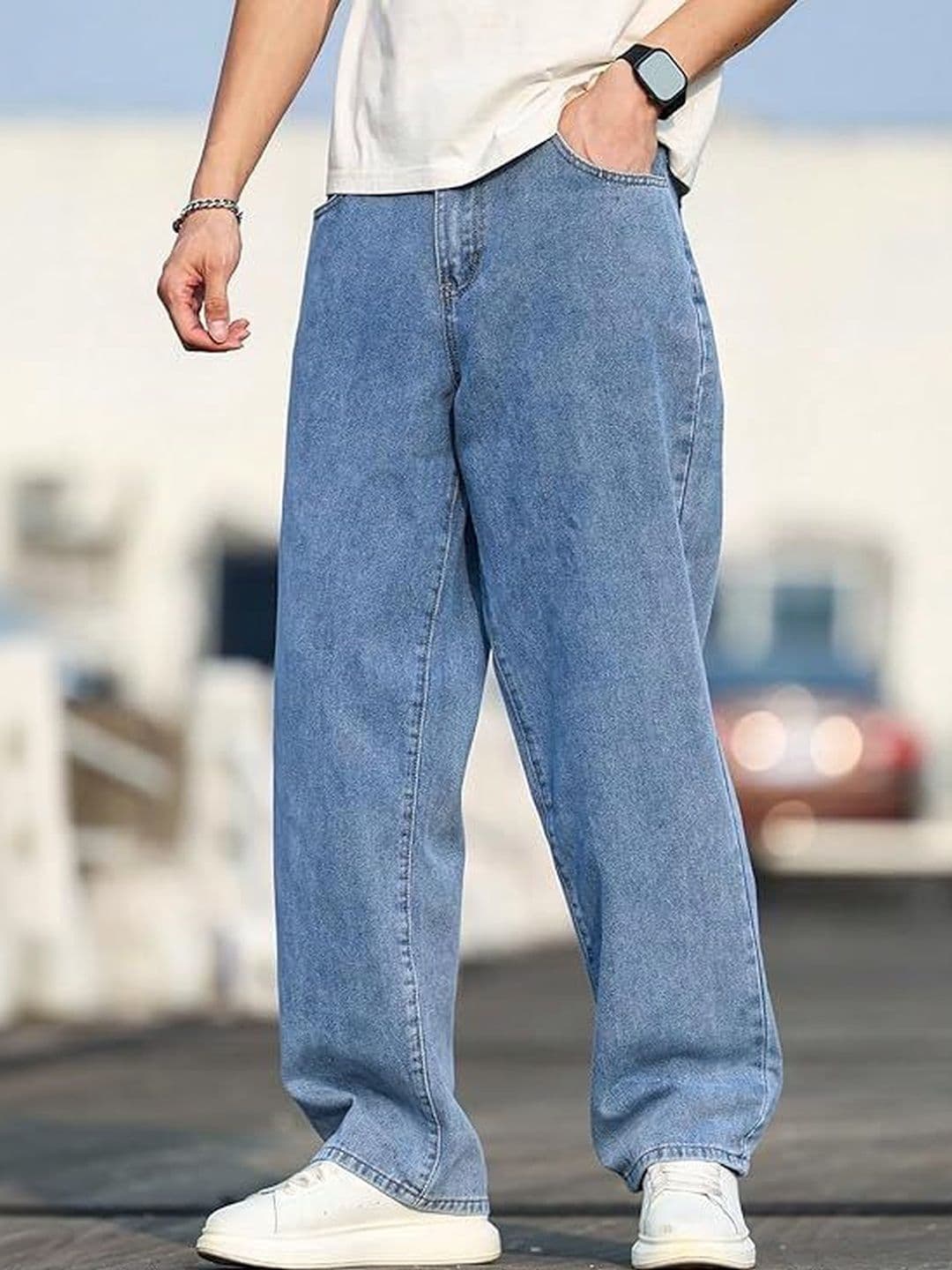 HERE&NOW Men High-Rise Stretchable Jeans - view 1