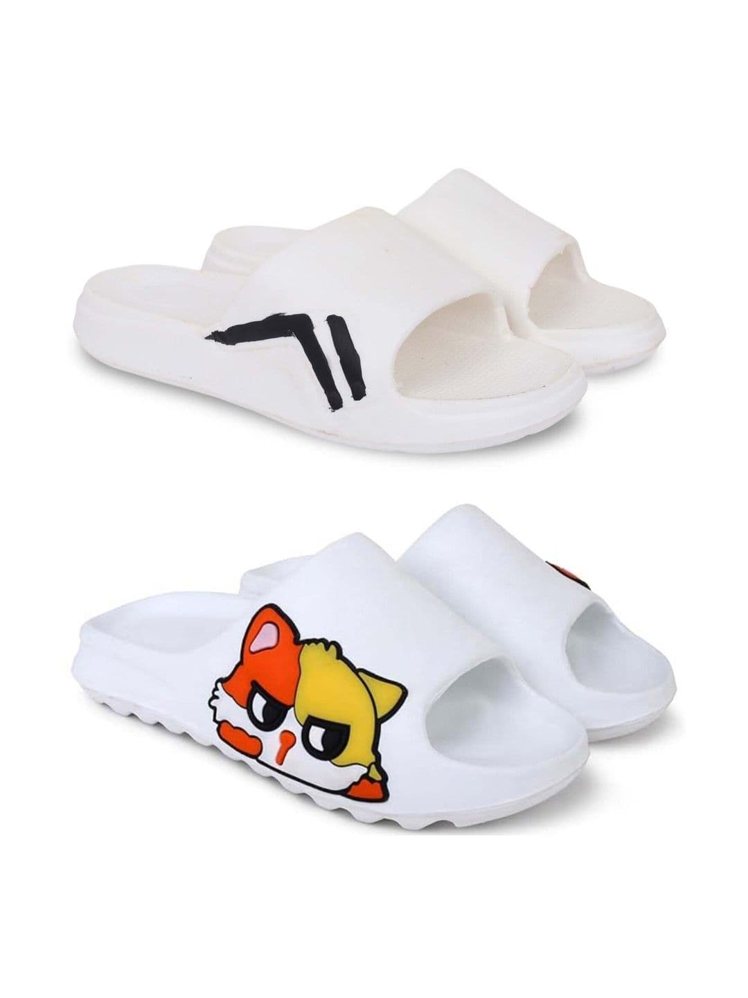 Pampy Angel Men Printed Sliders - view 1
